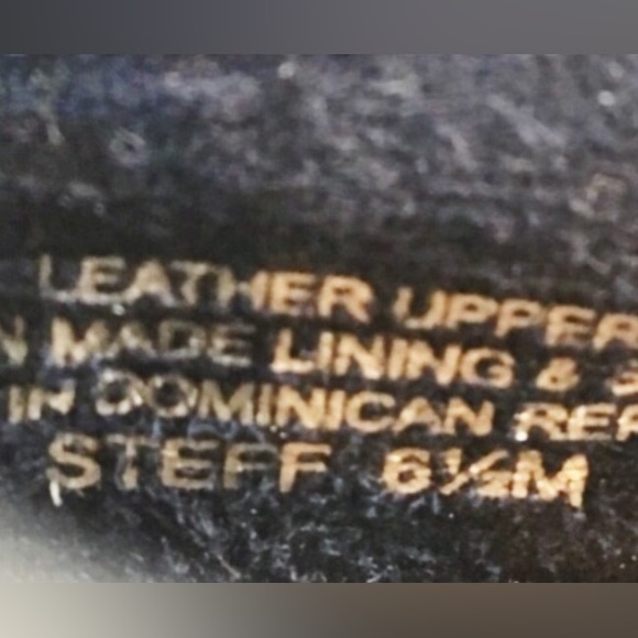 Michelle D Womans Mule Steff Navy Leather Clog 6.5 - Picture 6 of 6